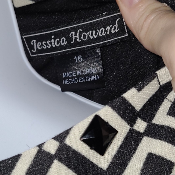 Jessica Howard beaded cropped jacket 16 NWT - Picture 4 of 7